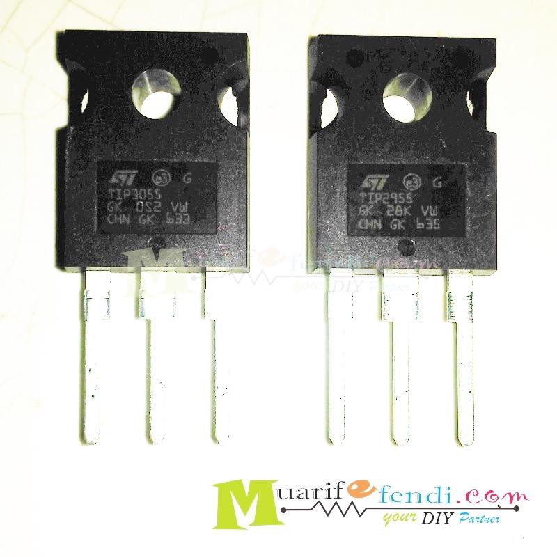 Transistor Final TIP3055 dan TIP2955 SET 3055 2955