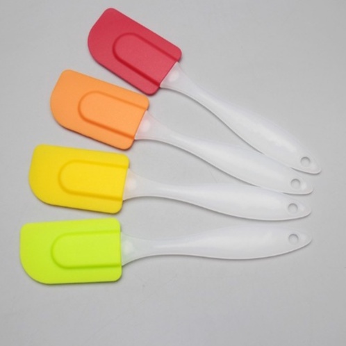 Spatula Silicone Alat Aduk Adonan Kue Anti Lengket Food Grade Elastis Tahan Panas Oles Cake Silikon / KUAS SILICON TAHAN PANAS / KUAS MENTEGA / KUAS BBQ / FOOD BRUSH / KUAS SILICON FOOD GRADE / Spatula Polesan Kue / Spatula Pengaduk Adonan Sebaguna