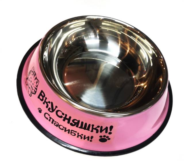 tempat makan stainles large anti slip / PET BOWL