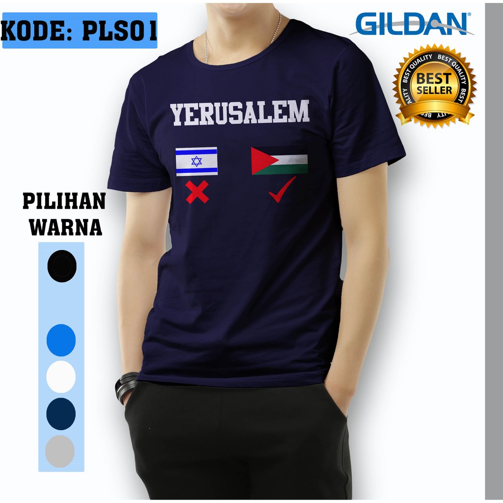 Kaos save palestine-Kaos save palestina yerusalem pls01 navy