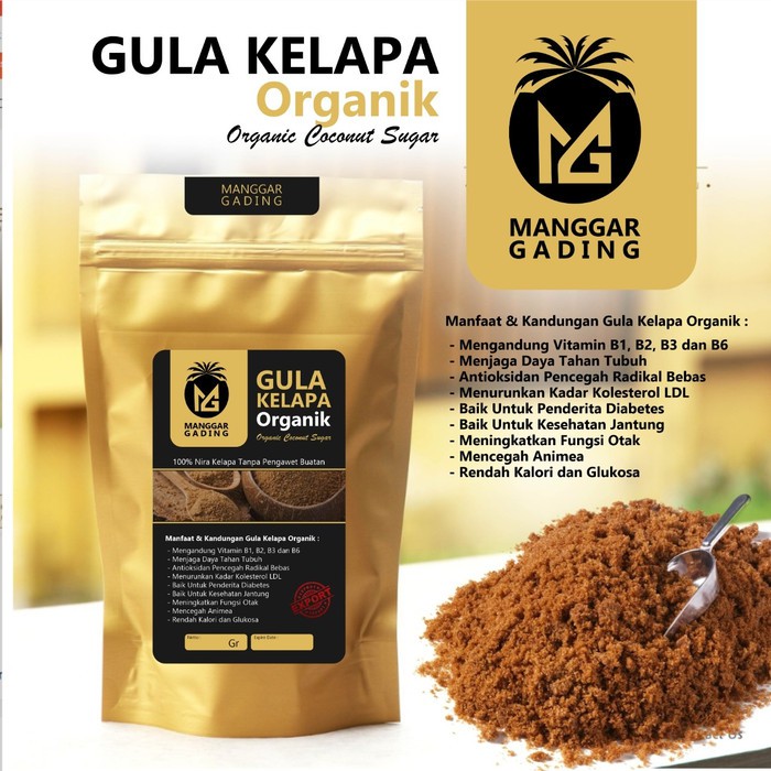 Gula Kelapa Organik 1 Kg Manggar Gading Gula Semut Coconut Sugar Shopee Indonesia