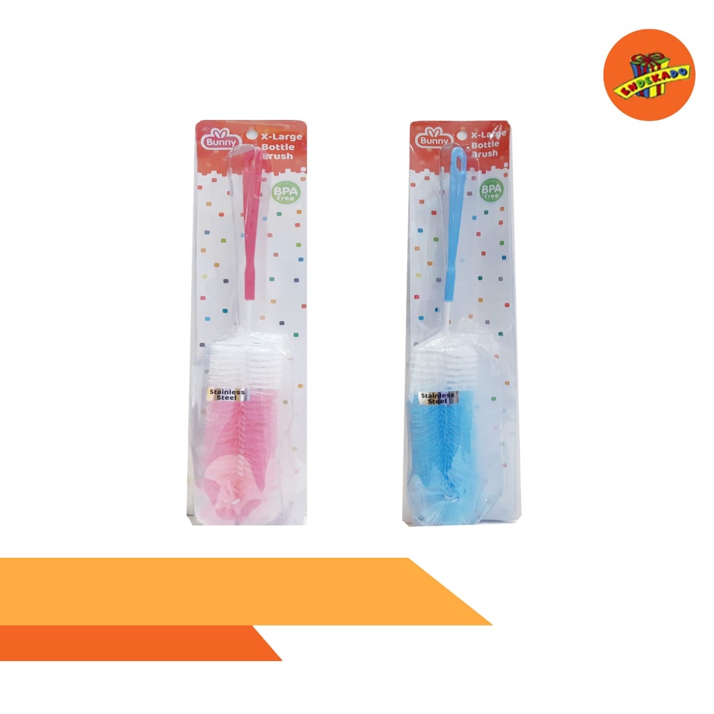 BUNNY BOTTLE &amp; NIPPLE BRUSH- Sikat Botol dan Dot Bayi