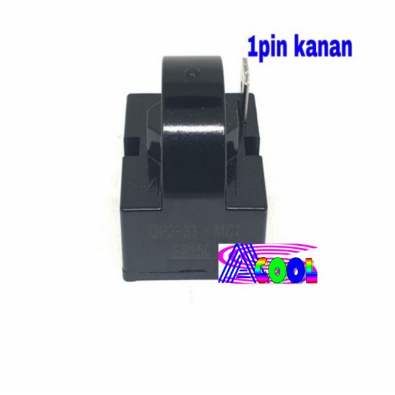 Relay Kulkas 1pin Kanan/PTC Rilay 1 Kaki Kanan/Relai/Rilai Kulkas