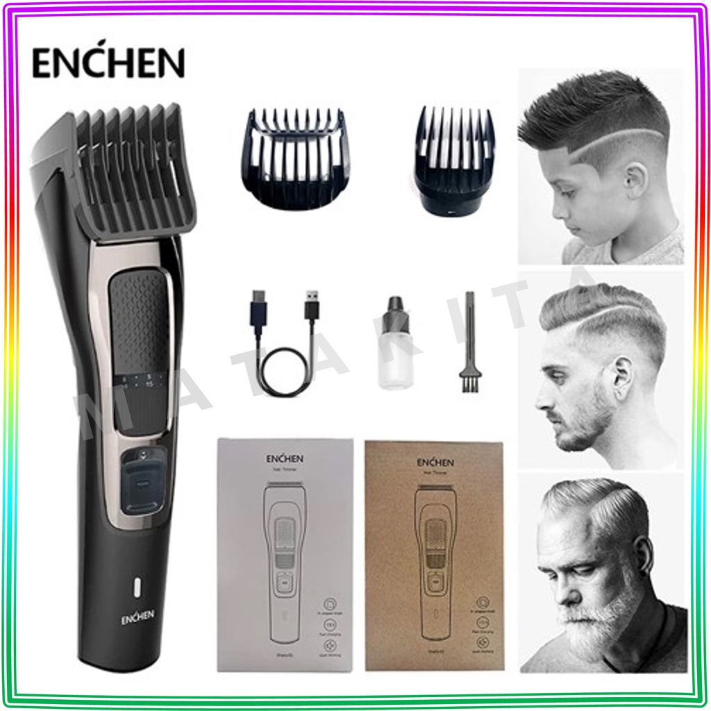 Alat Cukur Pencukur Tanpa Kabel ENCHEN Sharp 3S Professional Trimmer