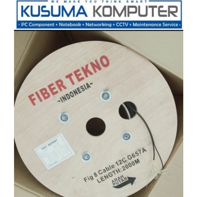 kabel FO Fibertekno Fig8 12Core 2Km