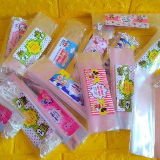 (10x17) Paket Label snack Lebaran amplop jinjing angpau lebaran