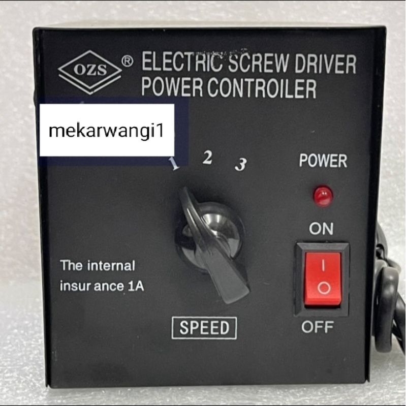 Adaptor obeng listrik dengan pengatur kecepatan ( DC 12v 24v 36v)