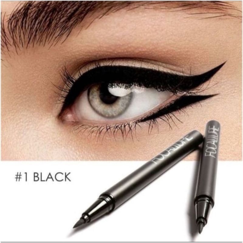 Original FOCALLURE Easy Wear Long-Lasting Liquid Eyeliner Pen Black FA13