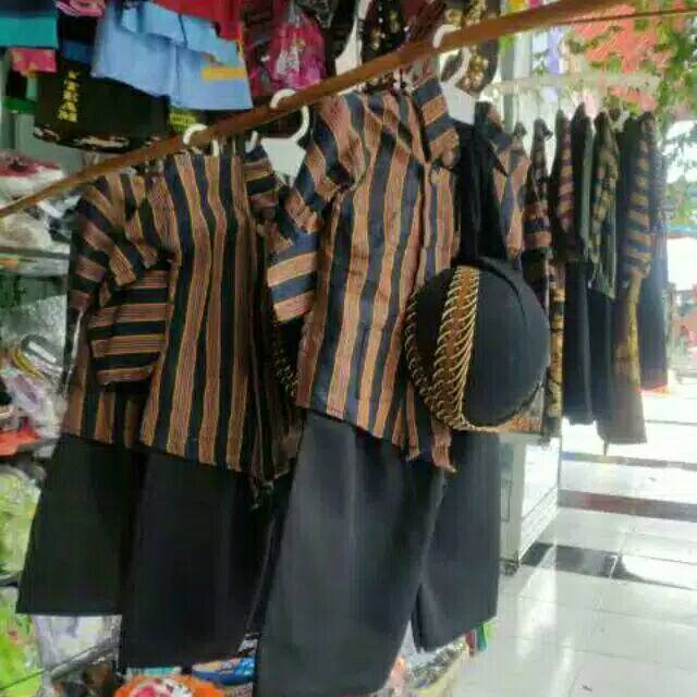 Baju sorjan surjan adat jawa tengah dewasa