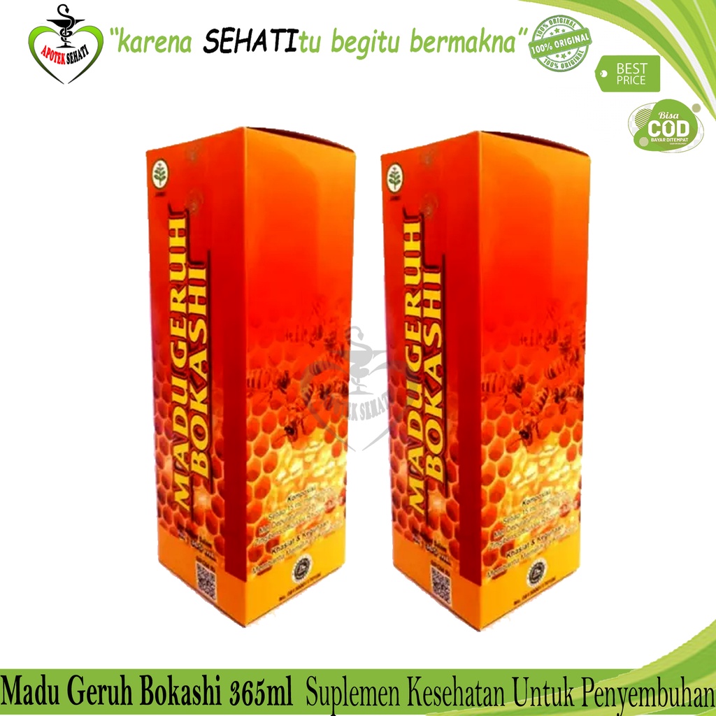 Madu Geruh Bokasi Bokashi 365 Ml Suplemen Kesehatan Badan Multivitamin