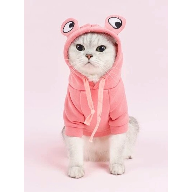 Baju Anjing Peliharaan Motif Kartun Untuk Chihua Bichon Kecil Dan Medium
