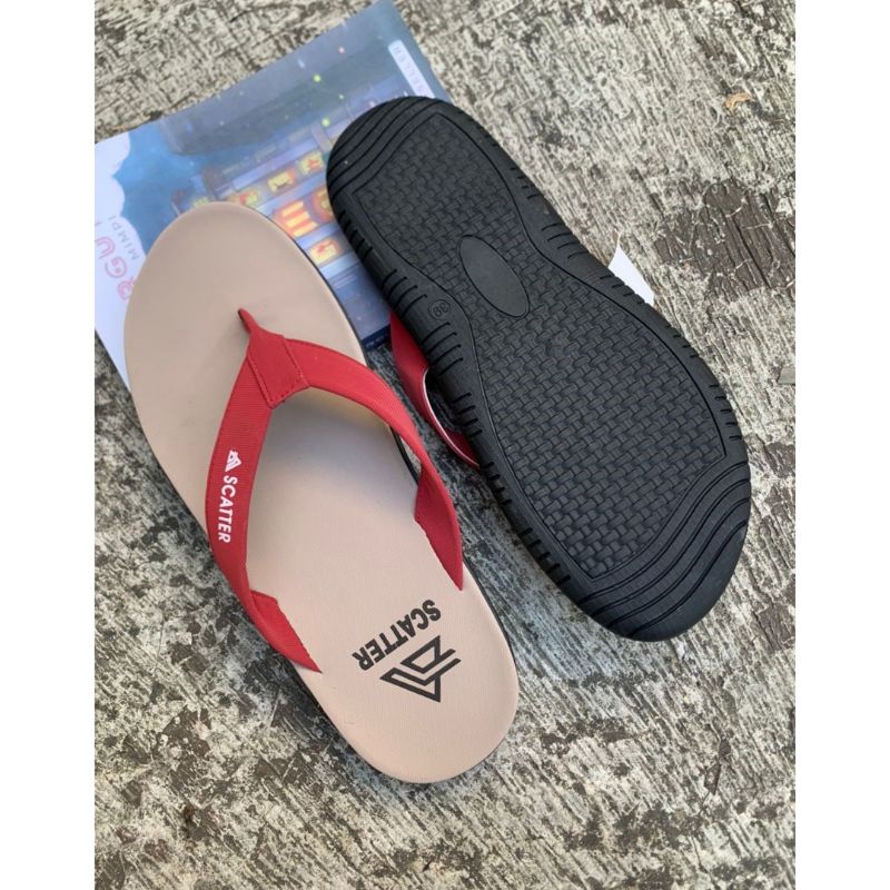 Sandal Pria Dewasa Model Terbaru/Sendal Cowok Kasual Distro Original Keren