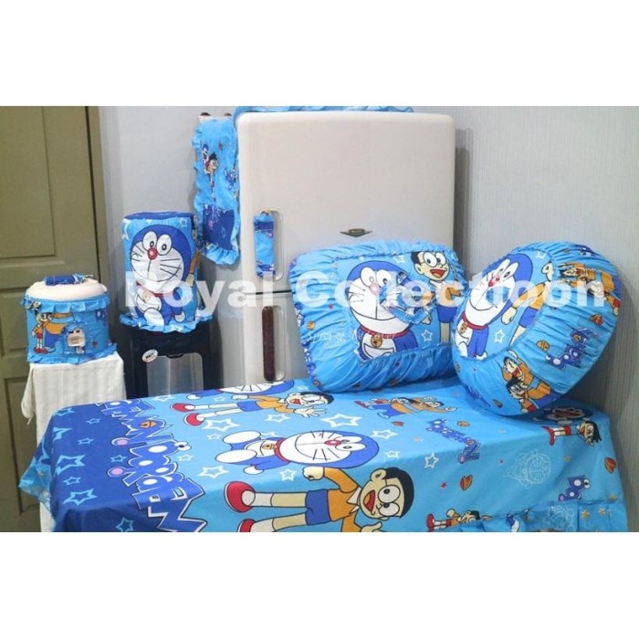 Taplak Meja Makan - Royalcollectioon - Set Taplak Meja Makan Doraemon Bintang