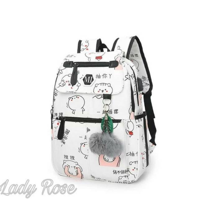 Tas Ransel Wanita Fashion / Tas Batam Punggung Original Import