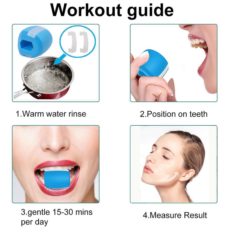 Alat Latihan Pengencang Wajah/Jawline Exerciser Face And Neck Toning Ball Equipment