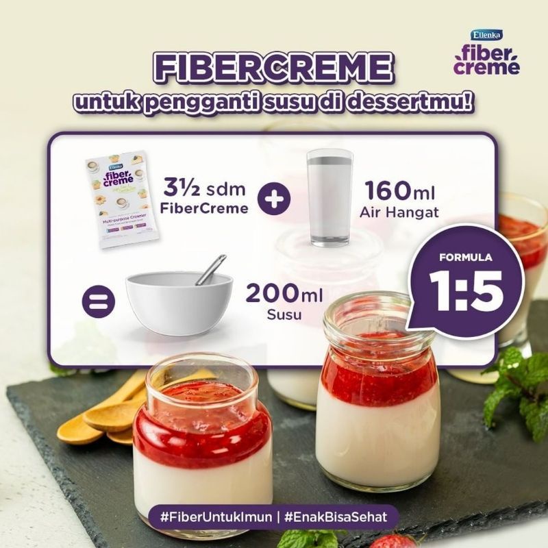 Fiber creme foilpack 1 kg / 1000gr