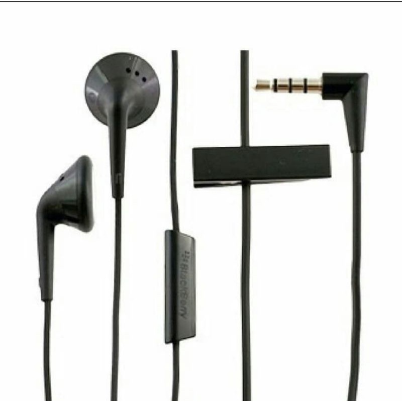 Headset Earphones Blackberry Bb android + mic Super murah