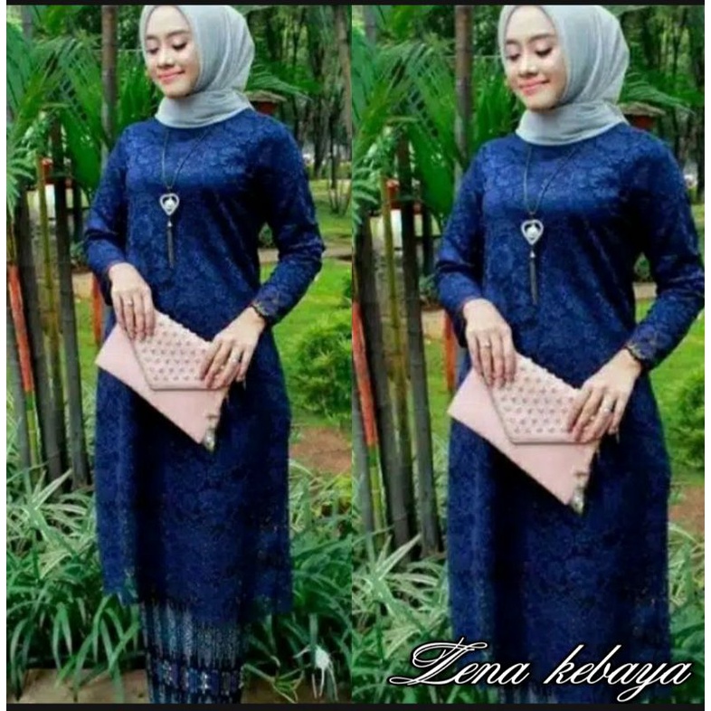 SET KEBAYA MODERN KEBAYA TUNIK BRUKAT  KEBAYA BRUKAT MODERN  KEBAYA PESTA