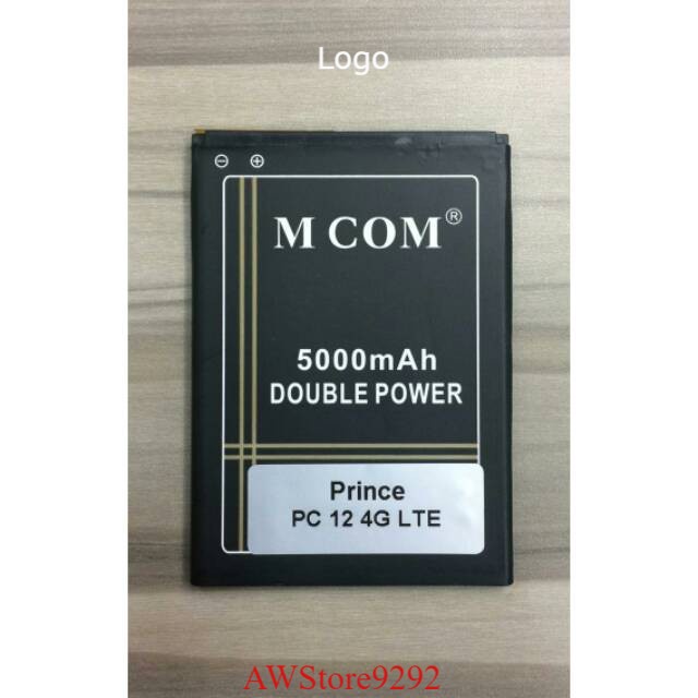 Mcom Battery Batre Baterai Double Power Mcom Prince PC 12 4G LTE PC12 PC-12