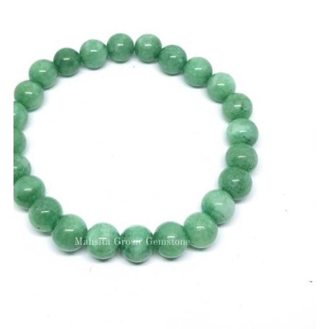 ֍ GELANG BATU GIOK BURMA 8MM GARANSI ASLI ➢