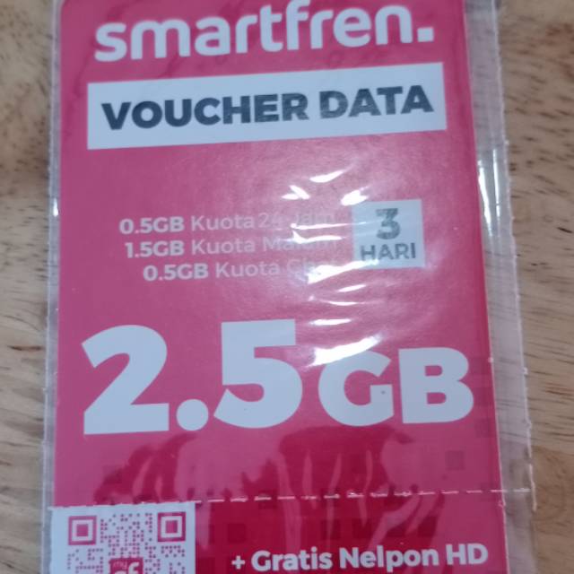 Kuota smartfren 2.5gb 3hari