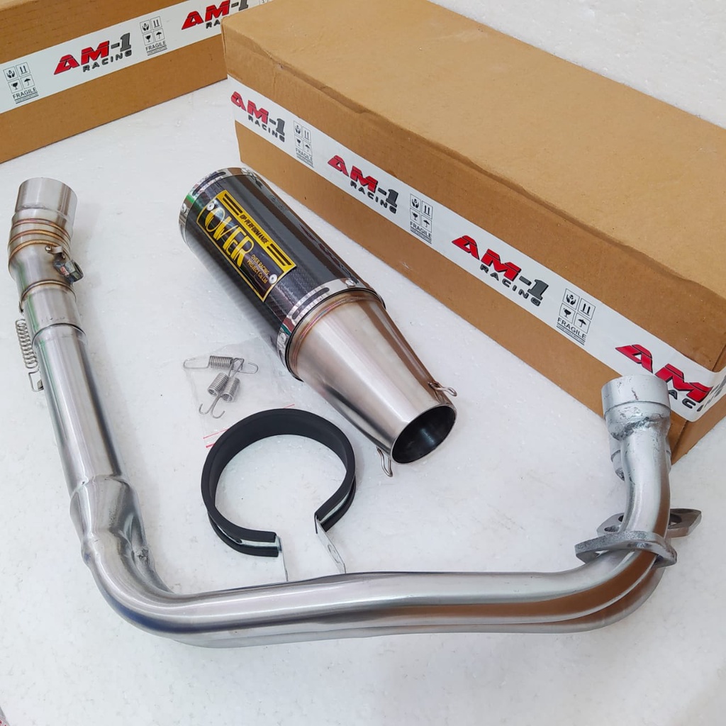 Knalpot Racing  Over Japan Gp M1 Kolong Underbelly Yamaha R25 R 25 Mt25 Mt 25 Kawasaki Ninja 250 Kar