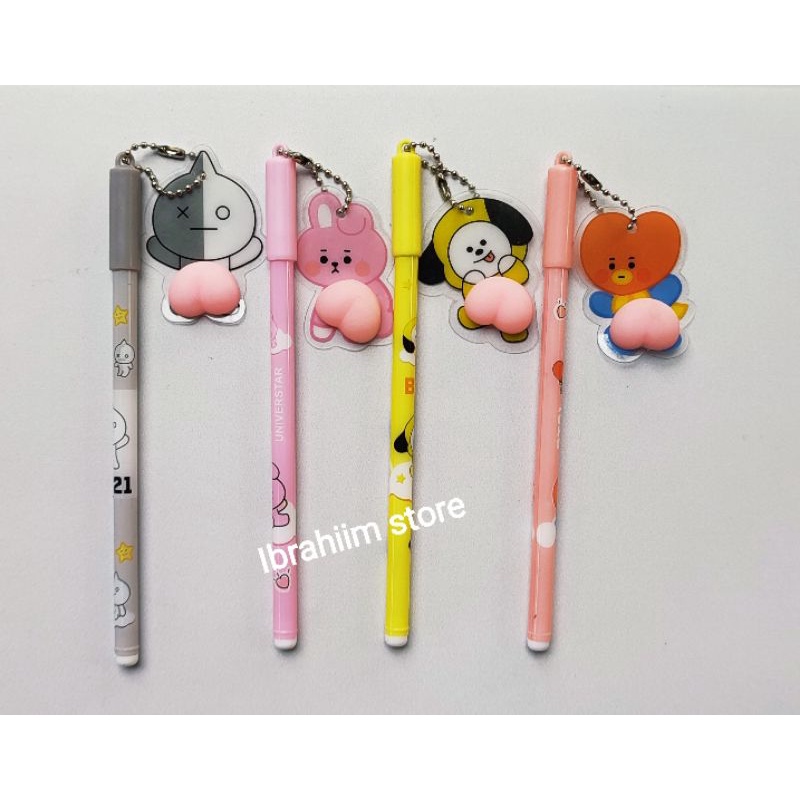 (ECER) TERBARU PULPEN SQUISHY KARAKTER BTS / DORAEMON LUCU