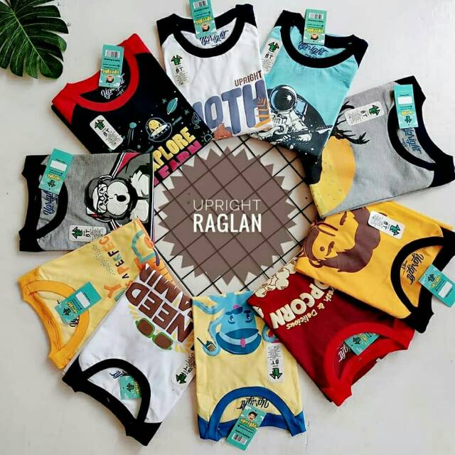 Kaos Upright Raglan Junior