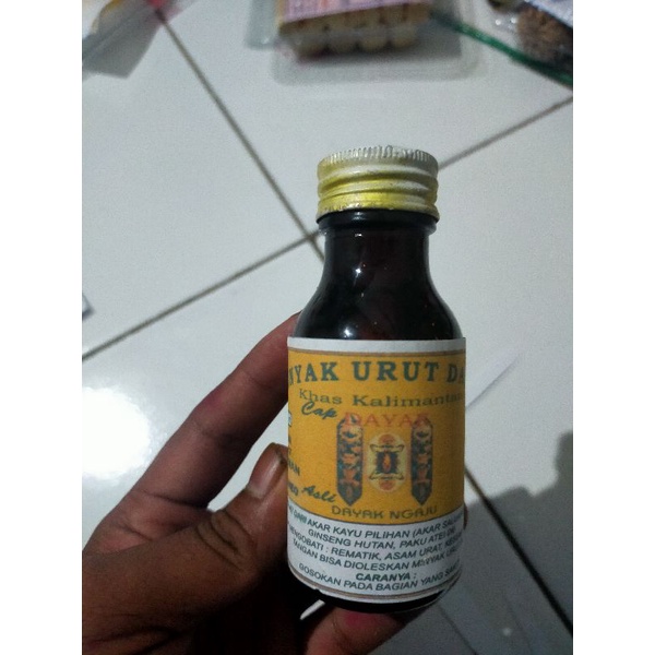 Minyak Dayak patah tulang keseleo sakit pinggang lengan retak