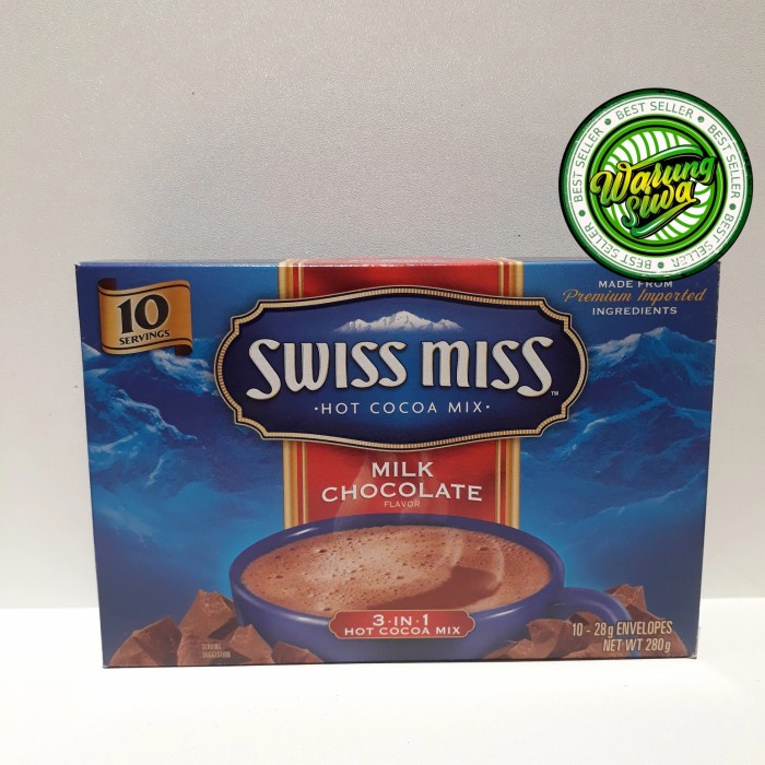 

swiss miss hot cocoa mix milk chocolate 10s 280 gram