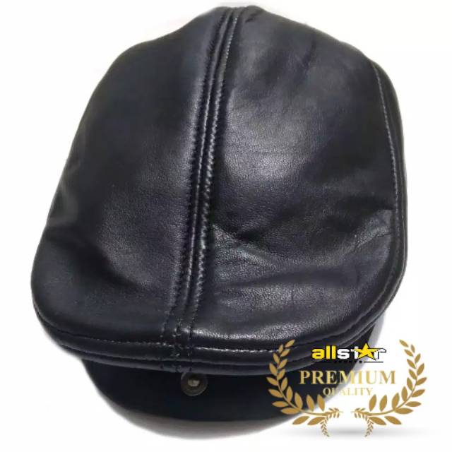 TOPI PET-COPET KULIT ASLI GARUT