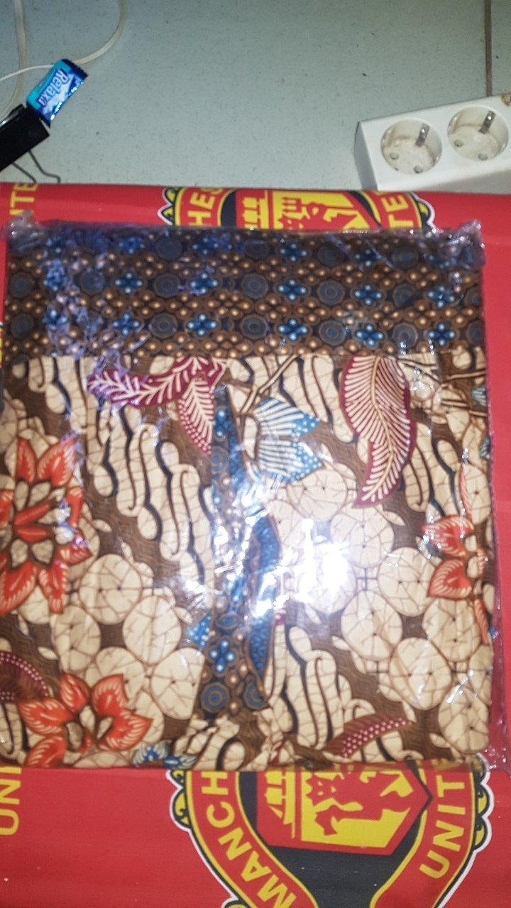 Gamis Batik Pias Parang Kembang Sogan