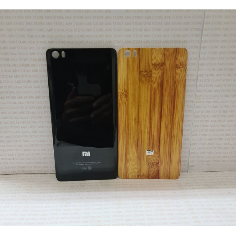 Backdoor Backcover Tutup belakang Baterai Back Casing Xiaomi Mi Note Bamboo Original