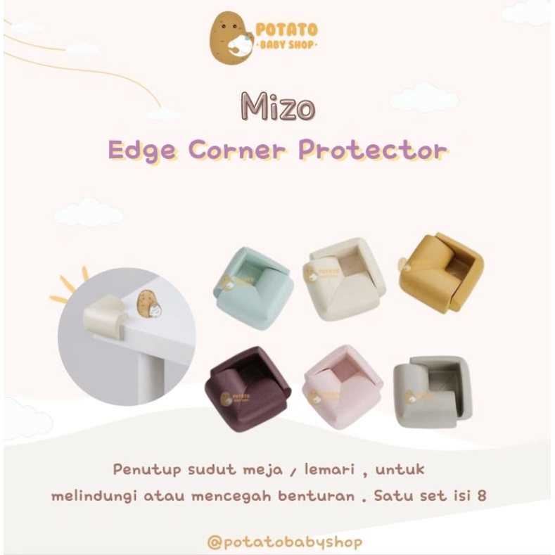 Mizo Edge Corner Protector - Pelindung Sudut Meja