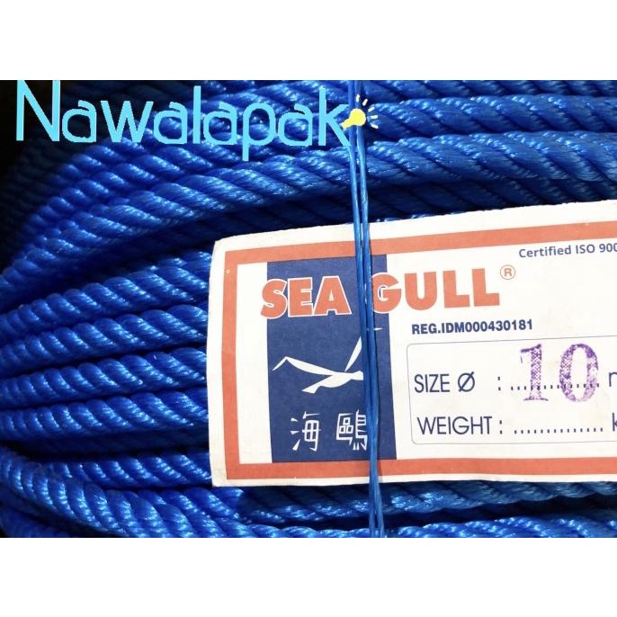 

+%+%+%] Tali Tampar Tambang Senar Plastik Seagull 10 mm