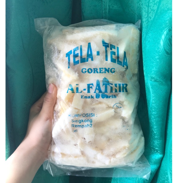 UBI TELA-TELA 1 KG SINGKONG GAUL SINGKONG REBUS FROZEN TELA-TELA FROZEN SNACKY MEDAN