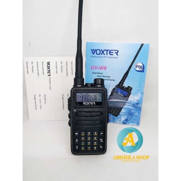 Ht voxter uv w8 original murah garansi 1 tahun