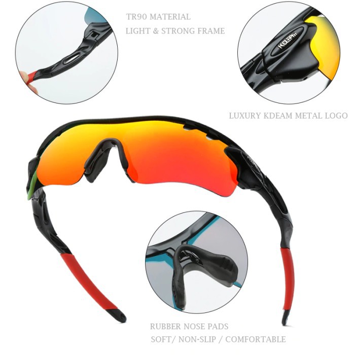 KADEAM frame TR90 UV400 Polarized KACAMATA LARI SEPEDA