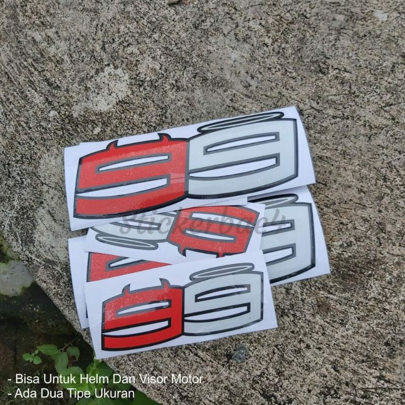 stiker motor helm jorge lorenzo stiker  99 sticker cutting stiker moto gp