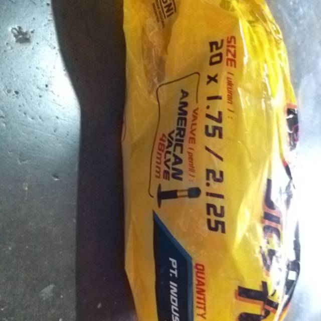 Ban dalam sepeda ukuran 20 x 175 cop panjang / Ban dalam sepeda 20 lipat
