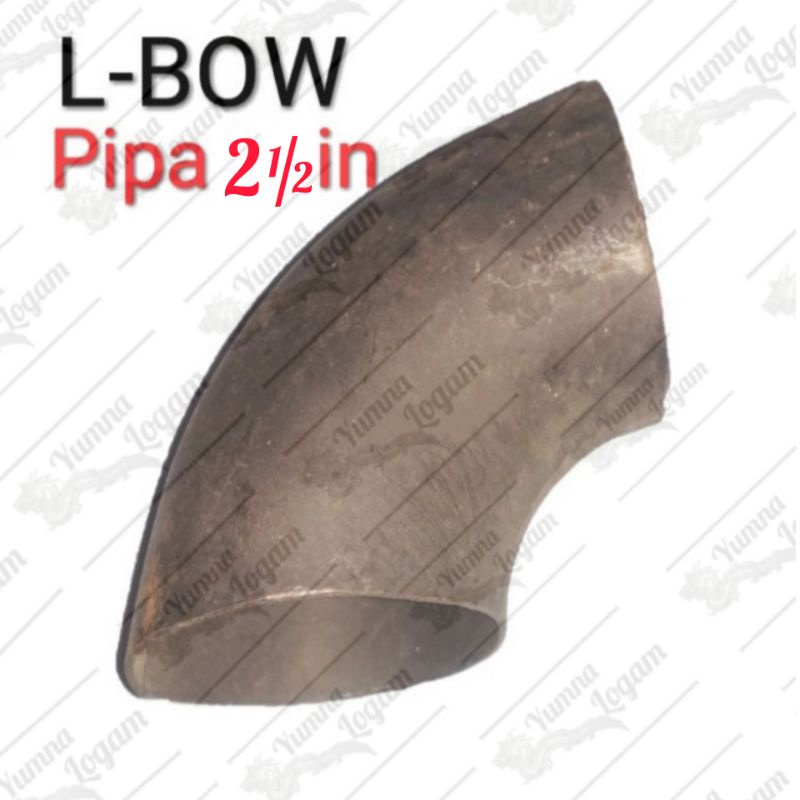 L-bow 21/2 inch elbow keni pipa sambungan pipa ornamen Pagar besi