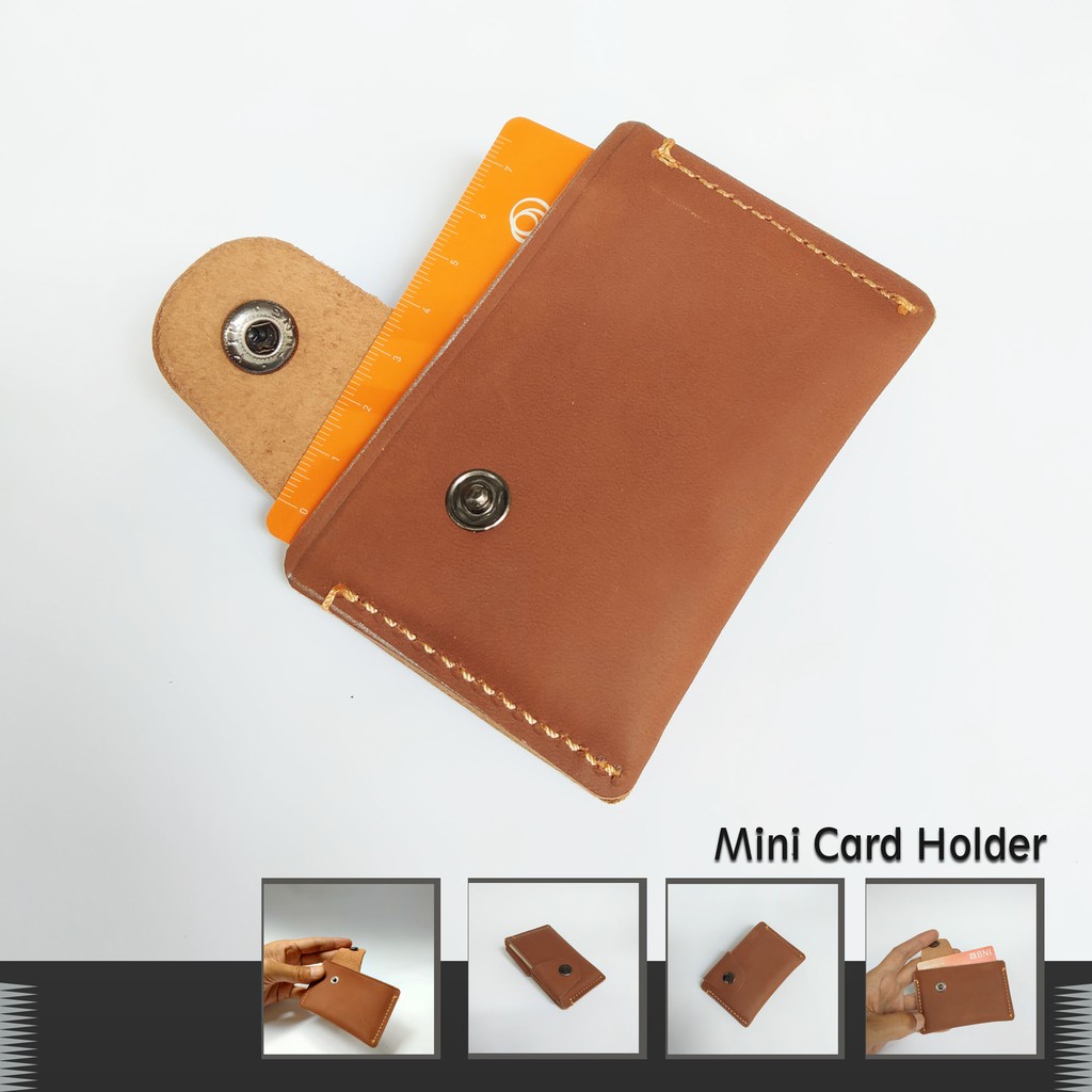 DOMPET KARTU MINI TEMPAT KARTU KULIT CARD HOLDER PRIA WANITA