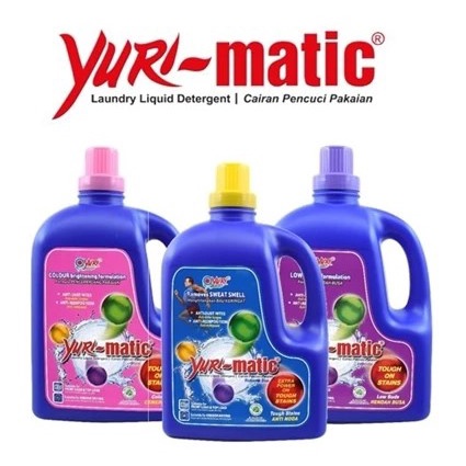 DETERGEN CAIR YURI MATIC 2.8 KG DETERJEN SABUN CUCI PAKAIAN LAUNDRY