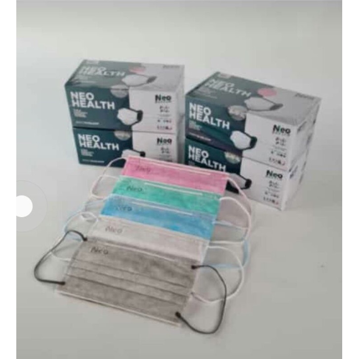 Neo Health Masker Medis Modis Earloop 3ply 50pcs