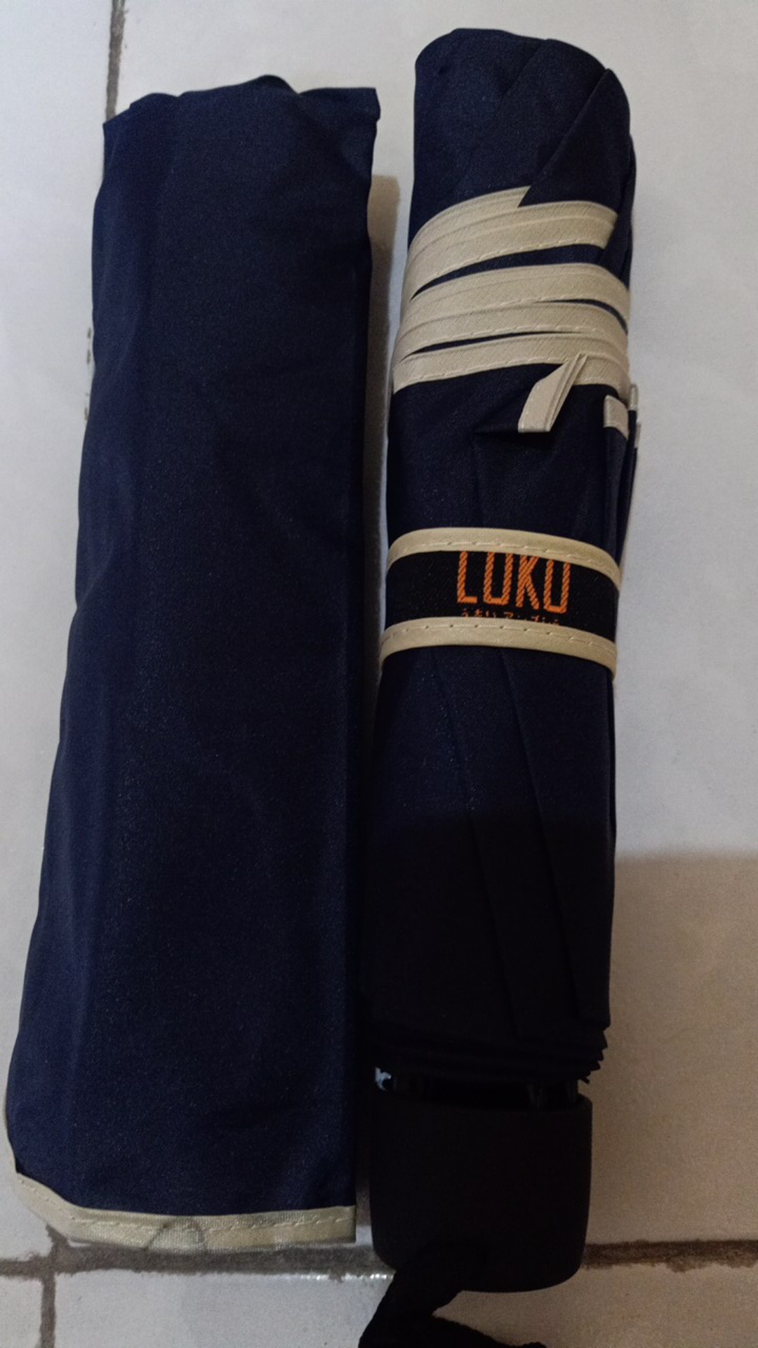 Tabasa Payung Lipat Warna-warni Stabillo Polos