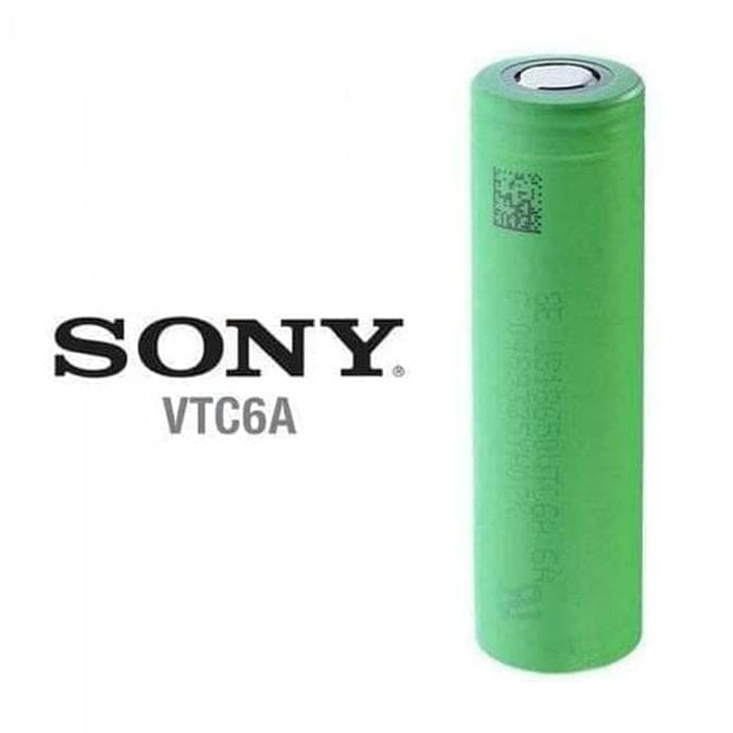 AUTHENTIC Battery SONY VTC6A  SONY VTC 6A 18650 3000mah 3.7V 25A