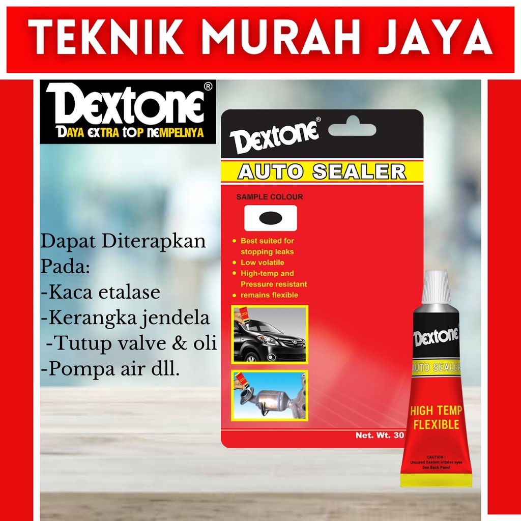 

AUTO SEALER 30 Gram DEXTONE LEM MATERIAL WATER PROOF