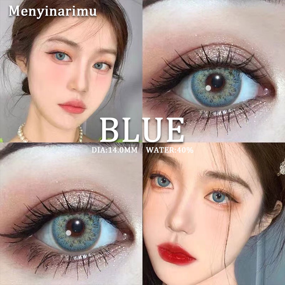 2022 BARU【COD&amp;Spot】~~RUSSIA GARIL-GREY BROWN BLUE SOFTLENS   lensa kontak By Exoticon - Living Color - Riasan alami yang fantastis-lemparan tahunan！