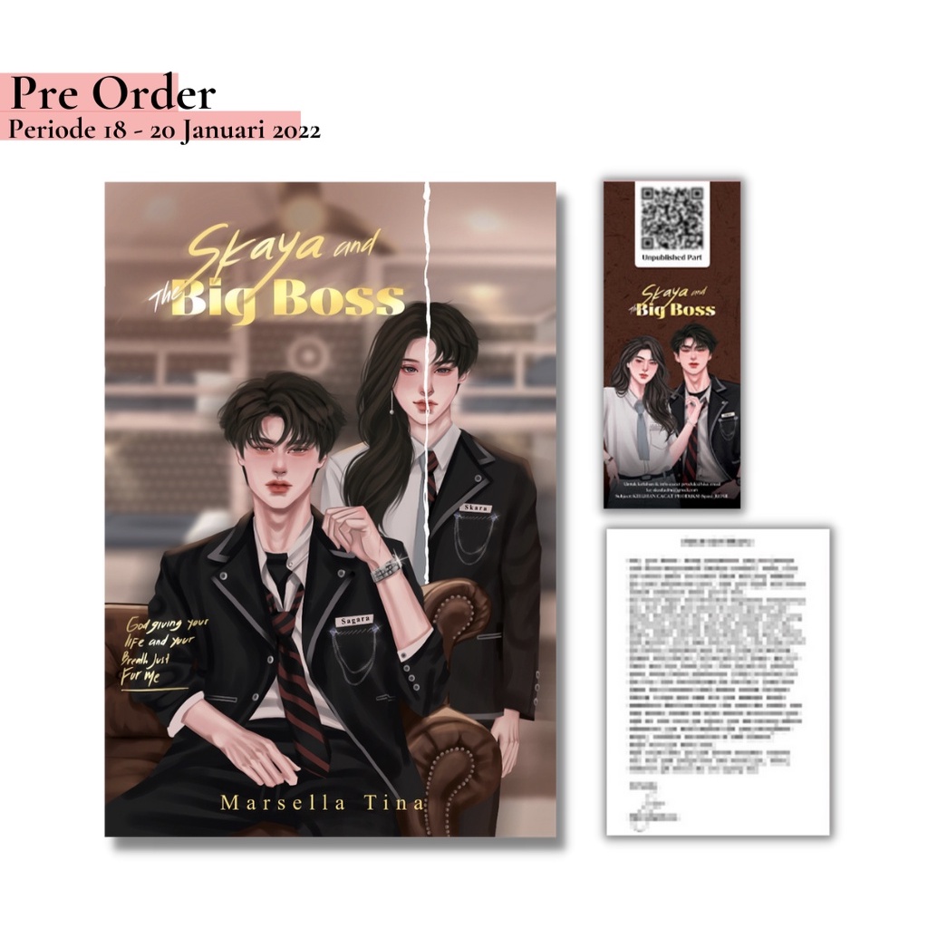 Novel Skaya and The Big Boss - Marsella Tina (100% Original)