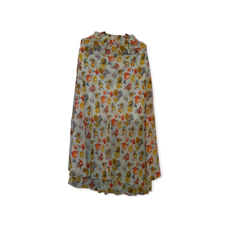 Rok bunga kuning flowy